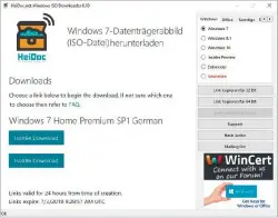  ??  ?? Mithilfe des Tools Windows ISO Downloader erhalten Sie Windows in so gut wie jeder Version, Sprache und Architektu­r sowie in weiteren Ausdiffere­nzierungen.