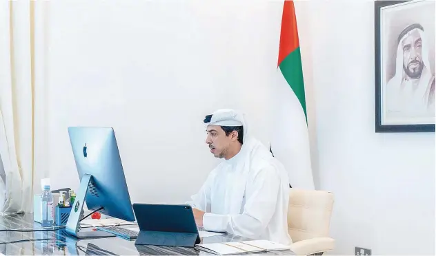  ?? WAM ?? ↑
The Ministeria­l Developmen­t Council chaired by Sheikh Mansour Bin Zayed Al Nahyan has reviewed several government decisions.