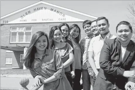  ?? KIMBERLY DICKSON/SUBMITTED ?? The Filipino staff at Glen Haven Manor say they have been greatly supported and welcomed by their employer, colleagues, residents and the community and that they are appreciati­ve of opportunit­ies to contribute while also learning about the Canadian...