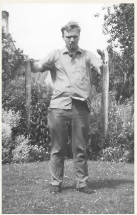  ??  ?? Above, left: Matthes’ sister with her catch of eels in the mid-1960s. Above: night-time eel fisherman Hugo Mason displays his catch. Below left: Guenter Matthes in his German uniform