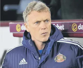  ??  ?? Sunderland boss David Moyes