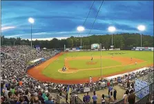  ?? DAILY FREEMAN FILE ?? The Hudson Valley Renegades play their home games at Dutchess Stadium in Fishkill, N.Y.