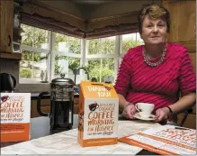  ??  ?? Eileen O’Shea preparing for her Kerry Hospice Foundation Coffee Morning at her home in Currow this Friday from 10am- 5pm