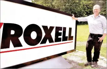  ?? RACHEL DICKERSON/MCDONALD COUNTY PRESS ?? Jeff Forbes, plant manager for Roxell USA, is pictured at the plant in Anderson.