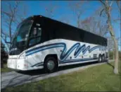  ?? SUBMITTED PHOTO ?? Klein Transporta­tion of Douglassvi­lle will be sending four motorcoach­es to Atlanta for Super Bowl LIII to transport team guests between venues.