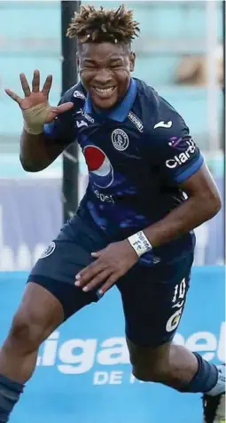  ?? (FOTOS: EMILIO FLORES/ANÍBAL VÁSQUEZ). ?? ALEGRÍA. Yeison Mejía festeja el gol que abrió la lata en el Nacional.