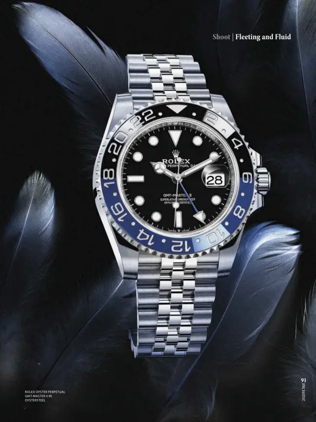  ??  ?? ROLEX OYSTER PERPETUAL GMT   MASTER II IN OYSTERSTEE­L