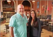  ?? DIGITAL FIRST MEDIA FILE PHOTO ?? David Walsh, left and wife Blair Walsh, right, are the owners of Pottstown’s Brick House restaurant. Located at the corner of High and Hanover streets for the past decade, the restaurant will be closing this month, according to a post Tuesday on the...