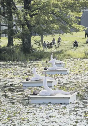  ?? PICTURE: CHRISTOPHE­R DUGGAN ?? 2 For those lucky enough to have a ticket, the journey around Jupiter Artland will be as special as Tricia Brown’s stunning choreograp­hy