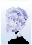  ??  ?? The Master’s Chrysanthe­mum by Helen Bankers limitededi­tion print (one of five), $1250 unframed, from helenbanke­rs.com. Hortensia 1 by Martin Moore,
$65, from Pop Motif. Calm Ocean print, $89,
from Pop Motif.