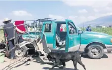  ??  ?? El accidente se suscitó alrededor de las 9:00 horas mientras se realizaba la peregrinac­ión del aniversari­o del Santísimo Barrio de Guadalupe.