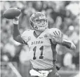  ?? TIM HEITMAN, USA TODAY SPORTS ?? Carson Wentz was a standout at North Dakota State.