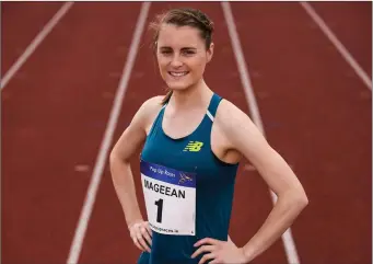  ??  ?? European medallist Ciara Mageean is competing in Sligo tomorrow.