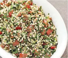  ?? [PHOTO BY CARL TREMBLAY, AMERICA’S TEST KITCHEN/AP] ?? This recipe for Tabbouleh appears in the cookbook “Complete Mediterran­ean.”