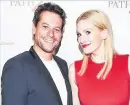  ??  ?? > Alice Evans and Ioan Gruffudd