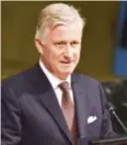  ??  ?? King Philippe