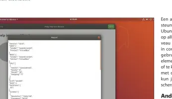  ??  ?? Na de installati­e dringt Ubuntu Desktop erop aan om informtie over het systeem naar Canonical te mogen sturen.