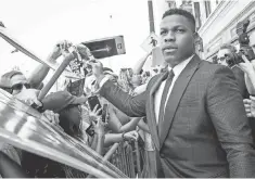  ?? JUNFU HAN, DETROIT FREE PRESS ?? John Boyega plays a security guard in the film, which has received glowing praise for its discussion of racial justice.