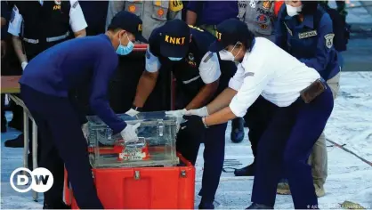  ??  ?? Sriwijaya Air flight SJ 182 crashed into the sea at the weekend off the Jakarta coast