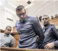  ?? PICTURE: NOOR SLAMDIEN ?? MURDERERS: Tawfeeq Ebrahim and Renaldo van Rooyen have each been sentenced to life and an additional 15 years in prison.