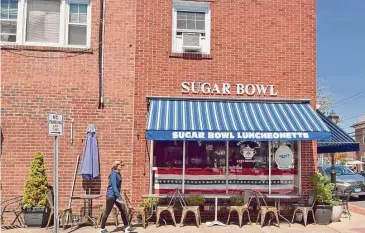  ?? Christian Abraham/Hearst Connecticu­t Media file photo ?? An exterior view of Sugar Bowl Luncheonet­te in Darien on May 10, 2022.