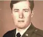  ?? FAMILY PHOTO ?? Air Force 2nd Lt. Michael Moore, here in 1972, died in 2017 of servicecon­nected Agent Orange exposure that caused kidney failure.