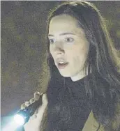  ?? SEARCHLIGH­T PICTURES ?? Rebecca Hall portrays a grief-wracked schoolteac­her realizing her late husband may be sticking around in a scene from “The Night House.”