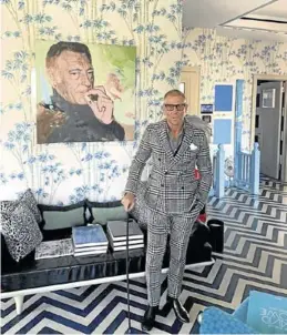  ?? INSTAGRAM ?? Lapo Elkann, en su casa.