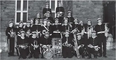  ?? 4BR ?? Tredegar Band as Cyfarthfa Band in the 1977 BBC series Off To Philadelph­ia in the Morning
