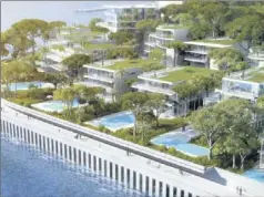  ?? (Illustrati­on DR) ?? Le projet devrait permettreà­Monaco de gagner six hectares sur la mer à l’horizon , à l’anse du portier.