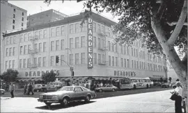  ?? Los Angeles Times ?? DEARDEN’S in 1979. It emerged from several economic downturns to become part of an elite group of downtown businesses that made it past the century mark.