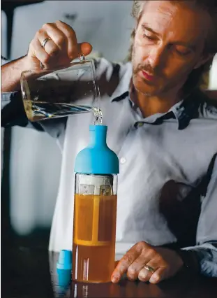  ?? BLUE BOTTLE COFFEE ?? Blue Bottle Coffee’s director of coffee culture, Michael Phillips, is out to demystify his favorite brews. Cold brew, he says, is the easiest possible way to make coffee.