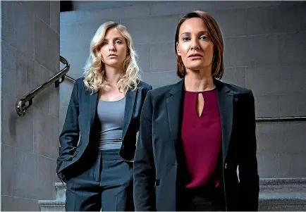  ??  ?? Sarah Parish (in front) is joined by Faye Marsay in the four-part series Bancroft.