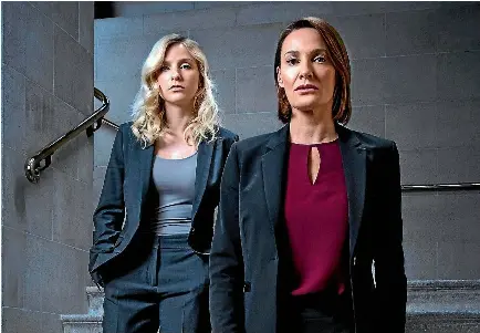  ??  ?? Sarah Parish (in front) is joined by Faye Marsay in the four-part series Bancroft.