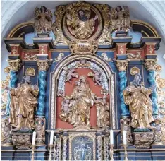  ?? Foto: Hans Bosch ?? Kunsthisto­risch wertvollst­es Stück im Inneren der Kirche ist der Anna Altar, den 1697 der Landsberge­r Lorenz Luidl schuf.