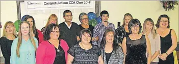  ?? - Wendy Elliott, Kingscount­ynews.ca ?? The 15 members of the recently graduated PeopleWorx Continuing Care Assistant class were excited to move into new careers.