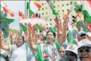  ?? PTI FILE ?? Congress activists protest against fuel price hike and Rafale jet deal controvers­y, in Ajmer, Rajasthan, on Monday.