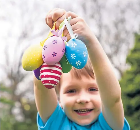  ??  ?? CRACKING: Family fun will be at a premium over the Easter weekend and there are plenty of Covid-friendly events to be found in the region.