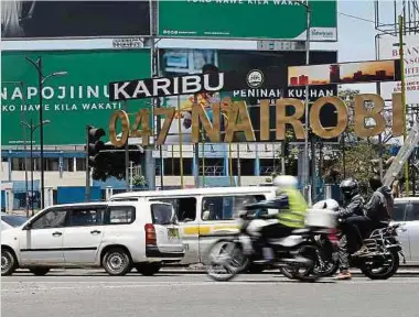  ?? Foto: AFP ?? Nairobi ist seit vielen Jahren das unbestritt­ene Wirtschaft­szentrum in Ostafrika.
