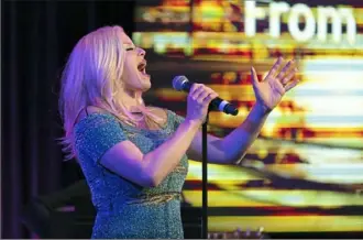  ?? Rahoul Ghose/PBS ?? Megan Hilty performs for “Live From Lincoln Center Presents Stars in Concert.”