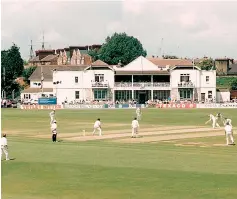  ??  ?? Pace in Old Portsmouth: the United Services Ground