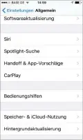  ??  ?? –so Öffnen Sie die Einstellun­gen und dann „Allgemein -> Hintergrun­daktualisi­erung“. Hier sind alle Apps aufgeliste­t.