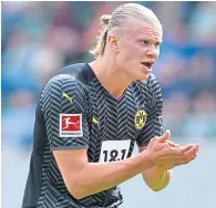  ?? ?? Erling Haaland is City bound