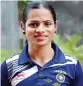  ??  ?? Dutee Chand