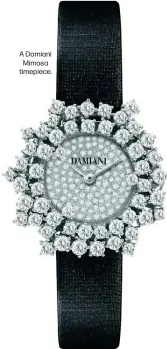  ?? ?? A Damiani Mimosa timepiece.