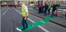  ?? FOTO: STOCKHOLMS STAD ?? STRÖMBRON. Ska vara en bro där fotgängare och cyklister dominerar.