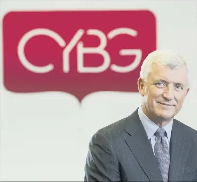  ?? PICTURE: PETER DEVLIN ?? David Duffy, chief executive of CYBG, said that the group had put forward the strongest possible case.