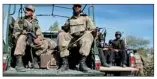  ??  ?? Taliban spokesman in a telephone call claimed responsibi­lity for the raid, saying 12 FC soldiers were killed. (Reuters)