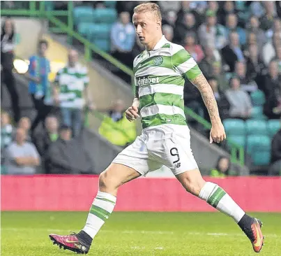  ?? Picture: Getty Images. ?? Leigh Griffiths scored a late equaliser to give Celtic an away goal ahead of the return match in Glasgow on Wednesday night.