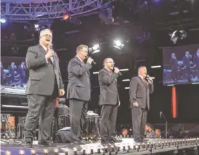  ?? FACEBOOK. COM ?? Old Time Preachers will be the featured singers at the Tri-State Gospel Music Hall of Fame induction ceremony on Saturday at Parkway Baptist Church. Quartet member Mike Holcomb is among the 11 singers being inducted into the Hall of Fame.